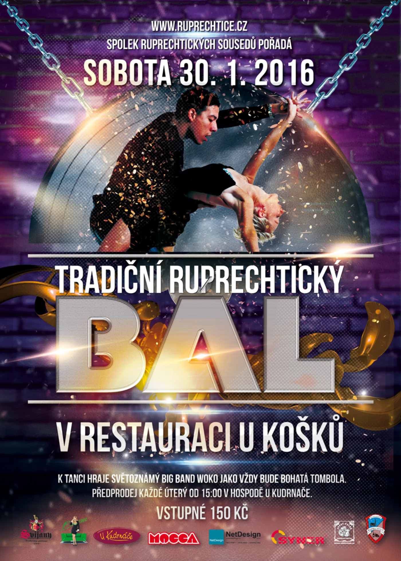 Ples 2016 — hospůdka u Kudrnáče Liberec
