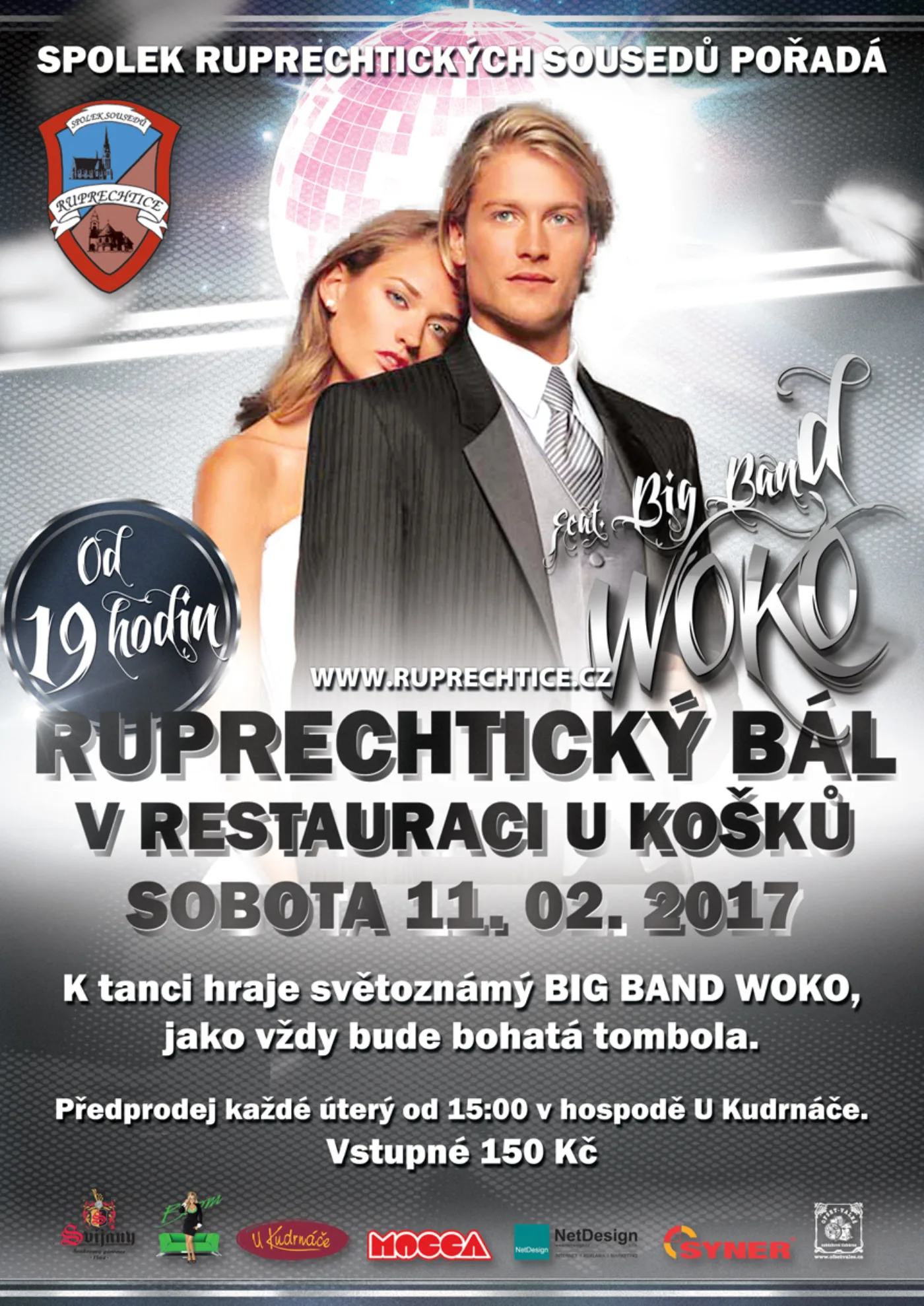 Ruprechtický ples 2017 — hospůdka u Kudrnáče Liberec